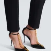 Sync patent leather stilettos