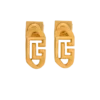 Sync PB brass earrings