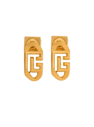 Sync PB brass earrings