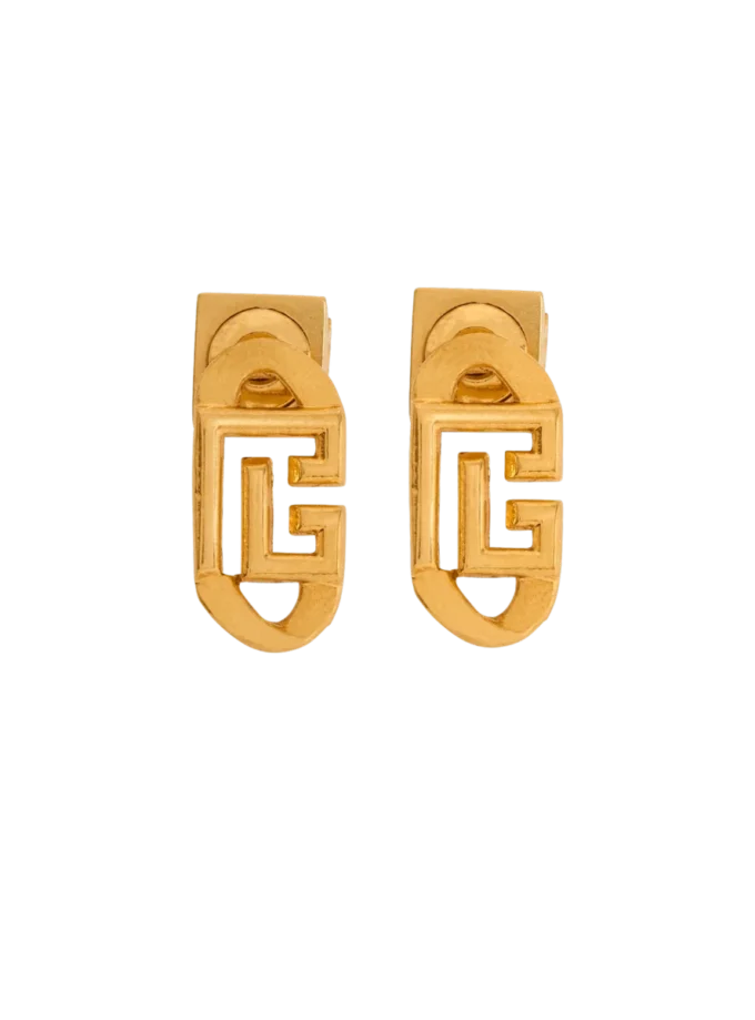Sync PB brass earrings