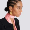 Sync PB brass hoop earrings