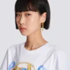 Sync PB pendant brass earrings