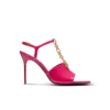 Sync sandals in shiny lambskin