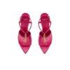 Sync sandals in shiny lambskin