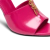 Sync sandals in shiny lambskin