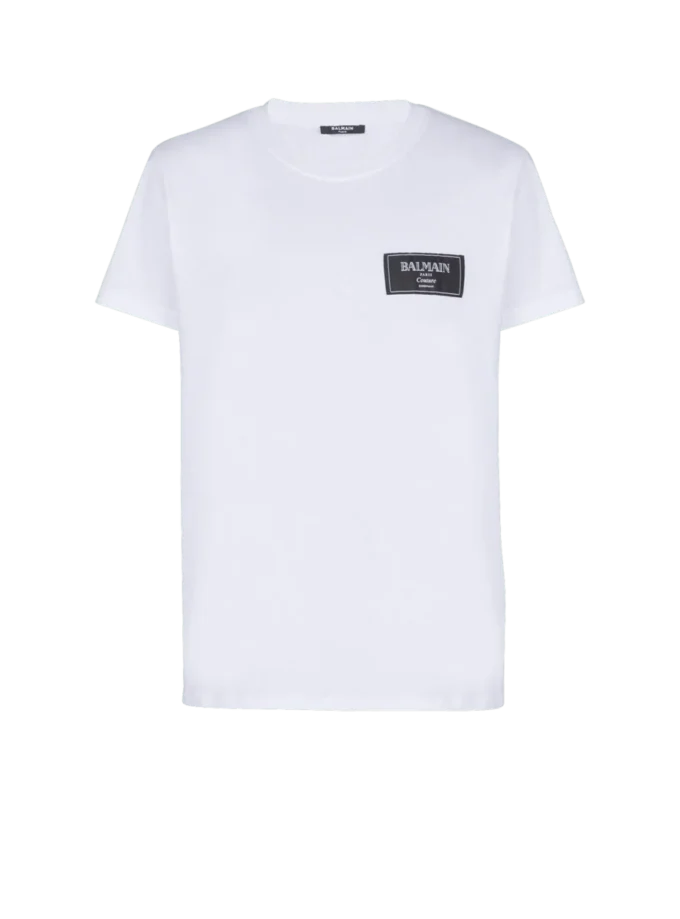 T-shirt with Balmain Couture label