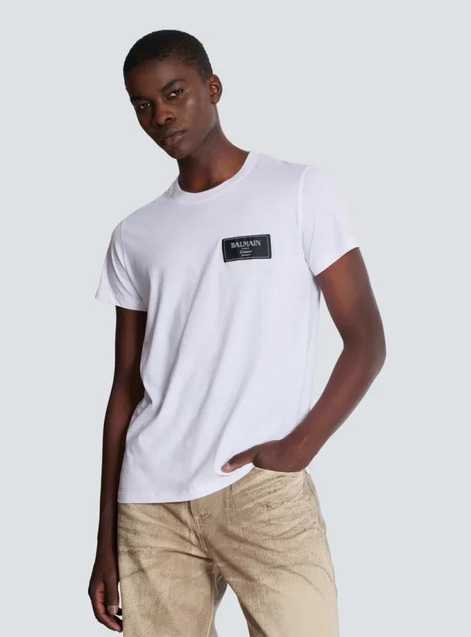 T-shirt with Balmain Couture label
