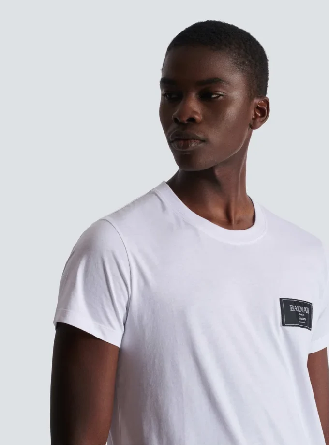 T-shirt with Balmain Couture label