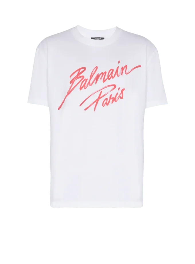 T-shirt with Balmain Lipstick print T-shirt with Balmain Lipstick print