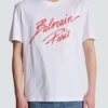 T-shirt with Balmain Lipstick print T-shirt with Balmain Lipstick print