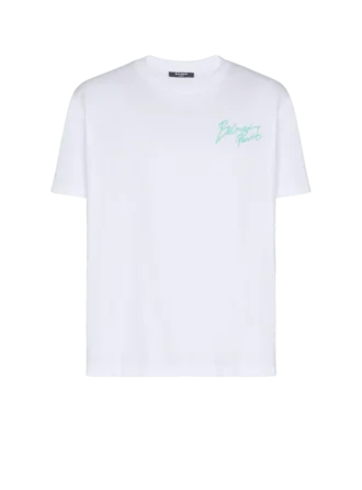 T-shirt with Balmain Paris Brush print