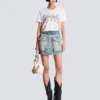 T-shirt with Balmain Paris Chain print T-shirt with Balmain Paris Chain print