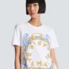 T-shirt with Balmain Paris Chain print T-shirt with Balmain Paris Chain print