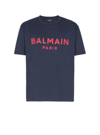 T-shirt with Balmain Paris print