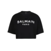 T-shirt with Balmain Paris print T-shirt with Balmain Paris print