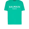 T-shirt with Balmain Paris print T-shirt with Balmain Paris print