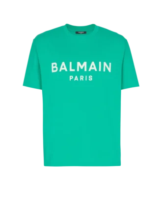 T-shirt with Balmain Paris print