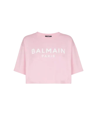 T-shirt with Balmain Paris print