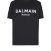 T-shirt with Balmain Paris print T-shirt with Balmain Paris print