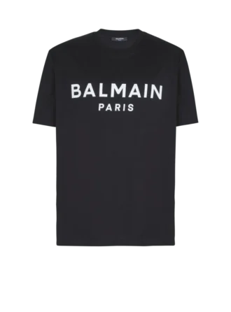 T-shirt with Balmain Paris print