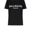 T-shirt with Balmain Paris print T-shirt with Balmain Paris print