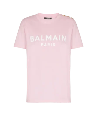 T-shirt with Balmain Paris print