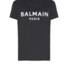 T-shirt with Balmain Paris print T-shirt with Balmain Paris print