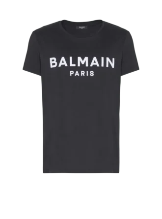 T-shirt with Balmain Paris print