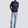 T-shirt with Balmain Paris print T-shirt with Balmain Paris print