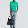 T-shirt with Balmain Paris print T-shirt with Balmain Paris print
