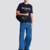 T-shirt with Balmain Paris print T-shirt with Balmain Paris print