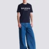 T-shirt with Balmain Paris print T-shirt with Balmain Paris print