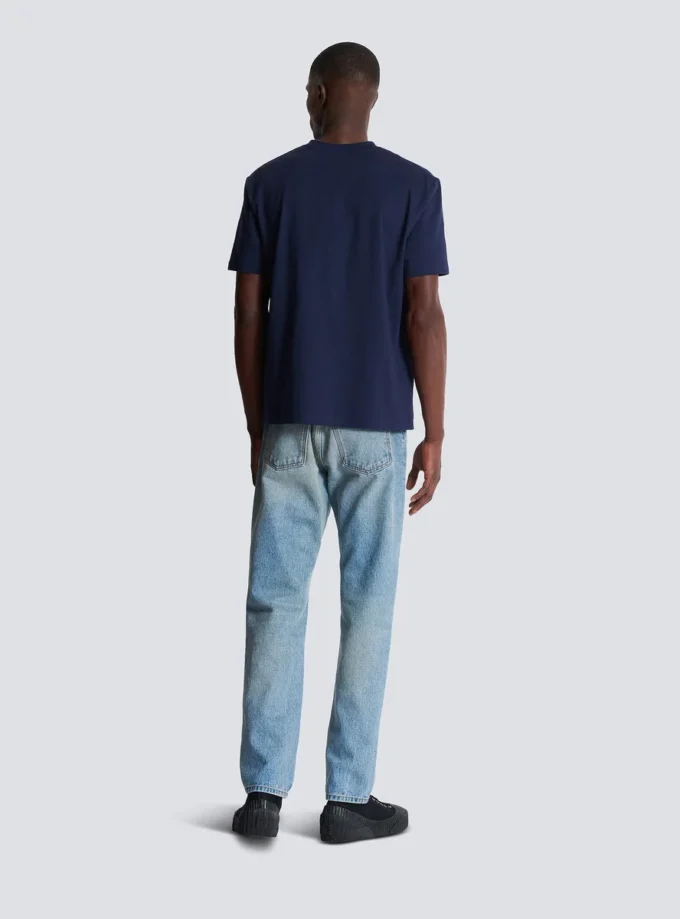 T-shirt with Balmain Paris print T-shirt with Balmain Paris print