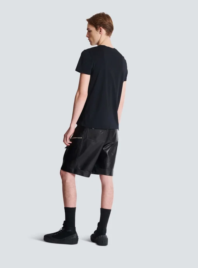 T-shirt with Balmain Paris print T-shirt with Balmain Paris print