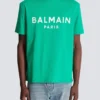 T-shirt with Balmain Paris print T-shirt with Balmain Paris print