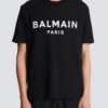 T-shirt with Balmain Paris print T-shirt with Balmain Paris print