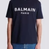 T-shirt with Balmain Paris print T-shirt with Balmain Paris print
