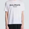 T-shirt with Balmain Paris print T-shirt with Balmain Paris print