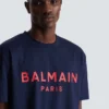 T-shirt with Balmain Paris print T-shirt with Balmain Paris print