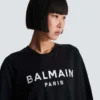 T-shirt with Balmain Paris print T-shirt with Balmain Paris print