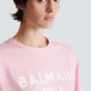 T-shirt with Balmain Paris print T-shirt with Balmain Paris print