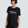 T-shirt with Balmain Paris print T-shirt with Balmain Paris print