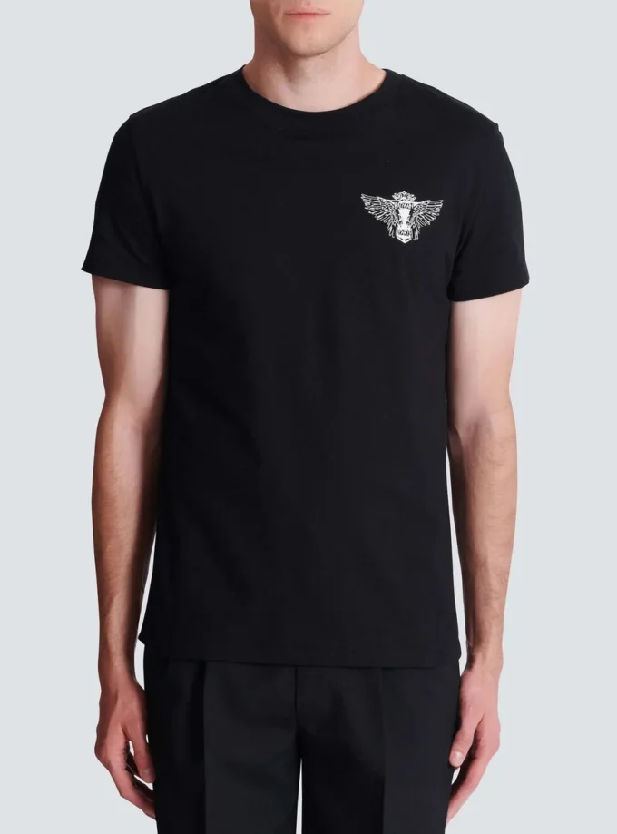 T-shirt with Balmain Wings print T-shirt with Balmain Wings print