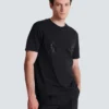 T-shirt with embroidered crystal spray effect T-shirt with embroidered crystal spray effect