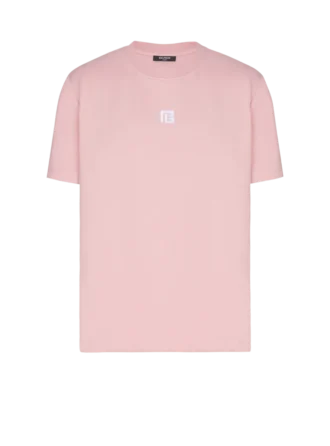 T-shirt with embroidered logo