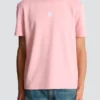 T-shirt with embroidered logo