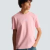 T-shirt with embroidered logo