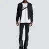 T-shirt with flocked Balmain Letter logo T-shirt with flocked Balmain Letter logo