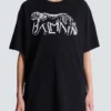 T-shirt with leopard print T-shirt with leopard print