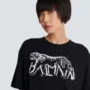 T-shirt with leopard print T-shirt with leopard print